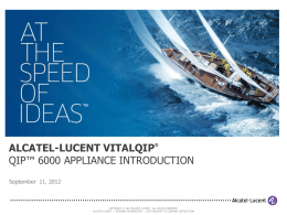 QIP 6000 - Alcatel-Lucent Enterprise
