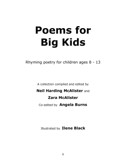 Poems for Big Kids
