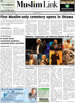 First Muslim-only cemetery opens in Ottawa