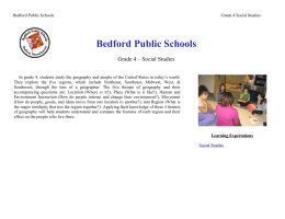 Grade 4 - Bedford Public Schools