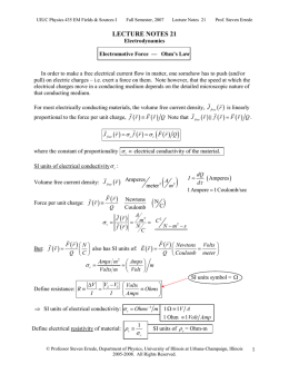lecture notes 21 - High Energy Physics Group