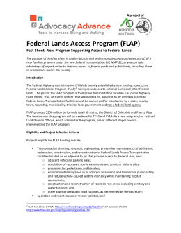 Federal Lands Access Program (FLAP)