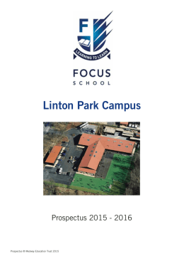 Linton Park School Prospectus 2015-2016