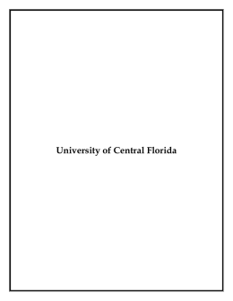 University of Central Florida - State University System of Florida