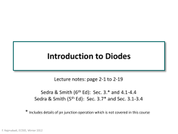 Introduction to Diodes