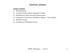 CHAPTER 3 DIODES