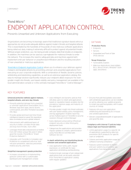 Endpoint Application Control
