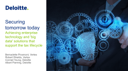 Securing tomorrow today: Achieving enterprise technology