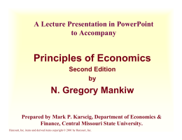 Principles of economics, N. Gregory Mankiw