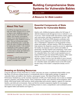 Building Comprehensive State Systems for Vulnerable