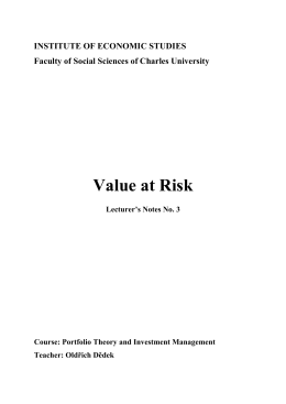 03 Value at Risk