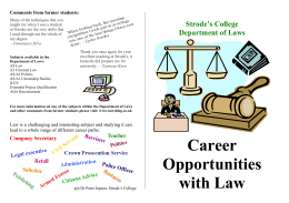 Promoting Law Leaflet