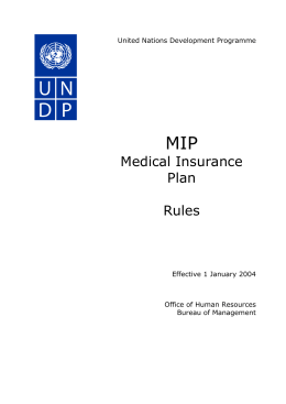(MIP) Rules - Global Shared Services Unit (GSSU)