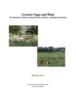 Greener Eggs and Ham - Union of Concerned Scientists