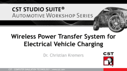 Wireless Power Transfer System for Electrical Vehicle Charging