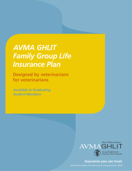 AVMA GHLIT Family Group Life Insurance Plan