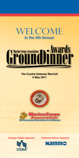 Awards - Marine Corps Association