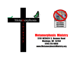 Metamorphosis Ministr Metamorphosis Ministry