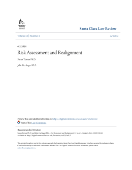 Risk Assessment and Realignment