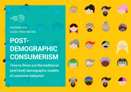 Post-Demographic Consumerism