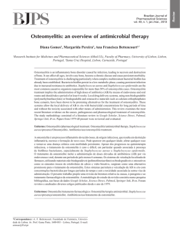 Osteomyelitis: an overview of antimicrobial therapy