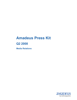 Amadeus Press Kit