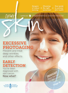 of skin cancers - Canadian Dermatology Association