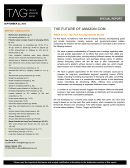 the future of amazon.com - UConn School of Law