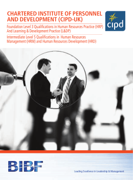 chartered institute of personnel and development (cipd-uk)
