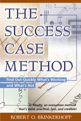 Success Case Method - Berrett
