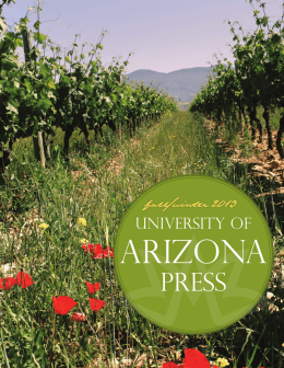 university of Arizona - The University of Arizona Press