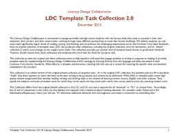 LDC Template Task Collection 2.0