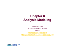 Building the analysis model