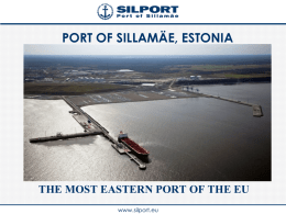port of sillamäe, estonia