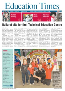Ballarat site for first Technical Education Centre