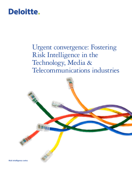 Urgent convergence: Fostering Risk Intelligence