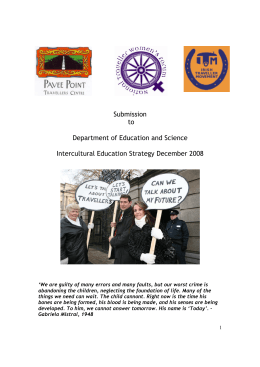 Submission to Department of Education and Science Intercultural