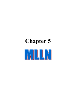 Chapter5 : MLLN
