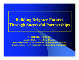 Buliding Brighter Futures - Annual Educating for Careers