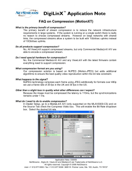 FAQ on Compression _MotionXT