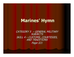 Marine Hymn Class File
