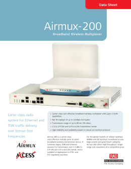 Airmux-200 - Connect Data