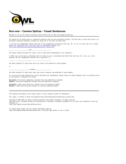 Netscape: OWL at Purdue University: Run-ons