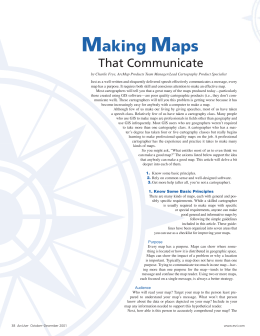 Making Maps That Communicate