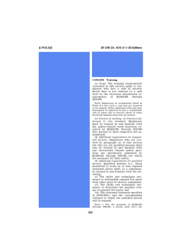 29 CFR Ch. XVII (7–1–03 Edition) § 1910.332