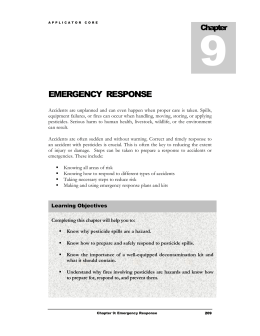 Chapter 9. - Emergency Response