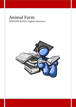 Animal Farm Revision Notes