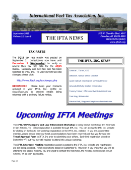 THE IFTA NEWS