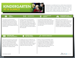 KINDERGARTEN - LearnAlberta.ca