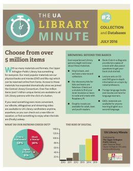 MINUTE - Upper Arlington Public Library
